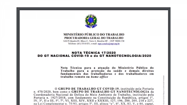 Ministério Público do Trabalho faz recomendações para o home office