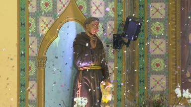 Festa de São Frei Galvão teve número reduzido de fiéis