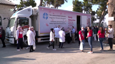 Hospital em Jerusalém inaugura clínica móvel para tratamento do câncer