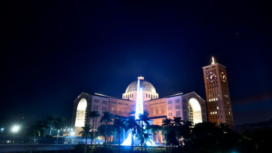 Santuário Nacional terá iluminação com cores da 