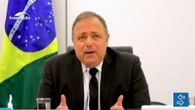 Ministro da Saúde vai ao Congresso falar sobre ações contra a pandemia