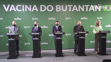 Governo de São Paulo divulga a eficácia da Vacina Coronavac
