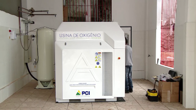 Usina de oxigênio é instalada em hospital de Aracaju
