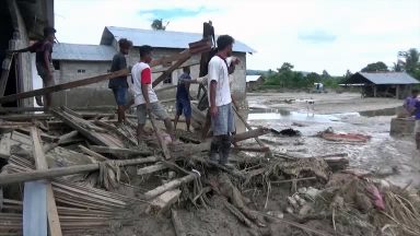 Após destruição causada por Ciclone na Indonésia, Caritas presta ajuda