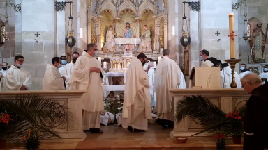 Franciscanos da Terra Santa celebram a aparição de Cristo em Emaús