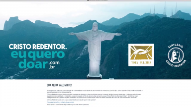 Meta do Santuário Cristo Redentor é arrecadar 500 toneladas de doações