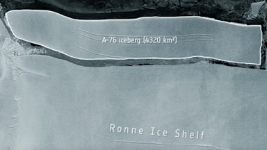 Maior iceberg do mundo: placa de gelo se desprende da Antártida