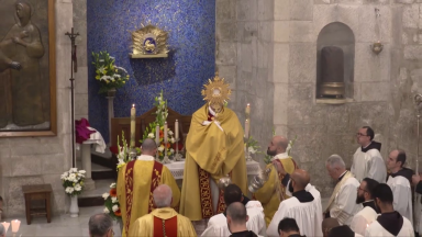 Celebração de Corpus Christi na Terra Santa tem rito particular