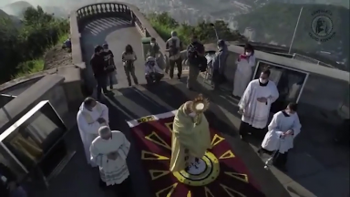 No Rio, igreja celebra Corpus Christi no Santuário Cristo Redentor