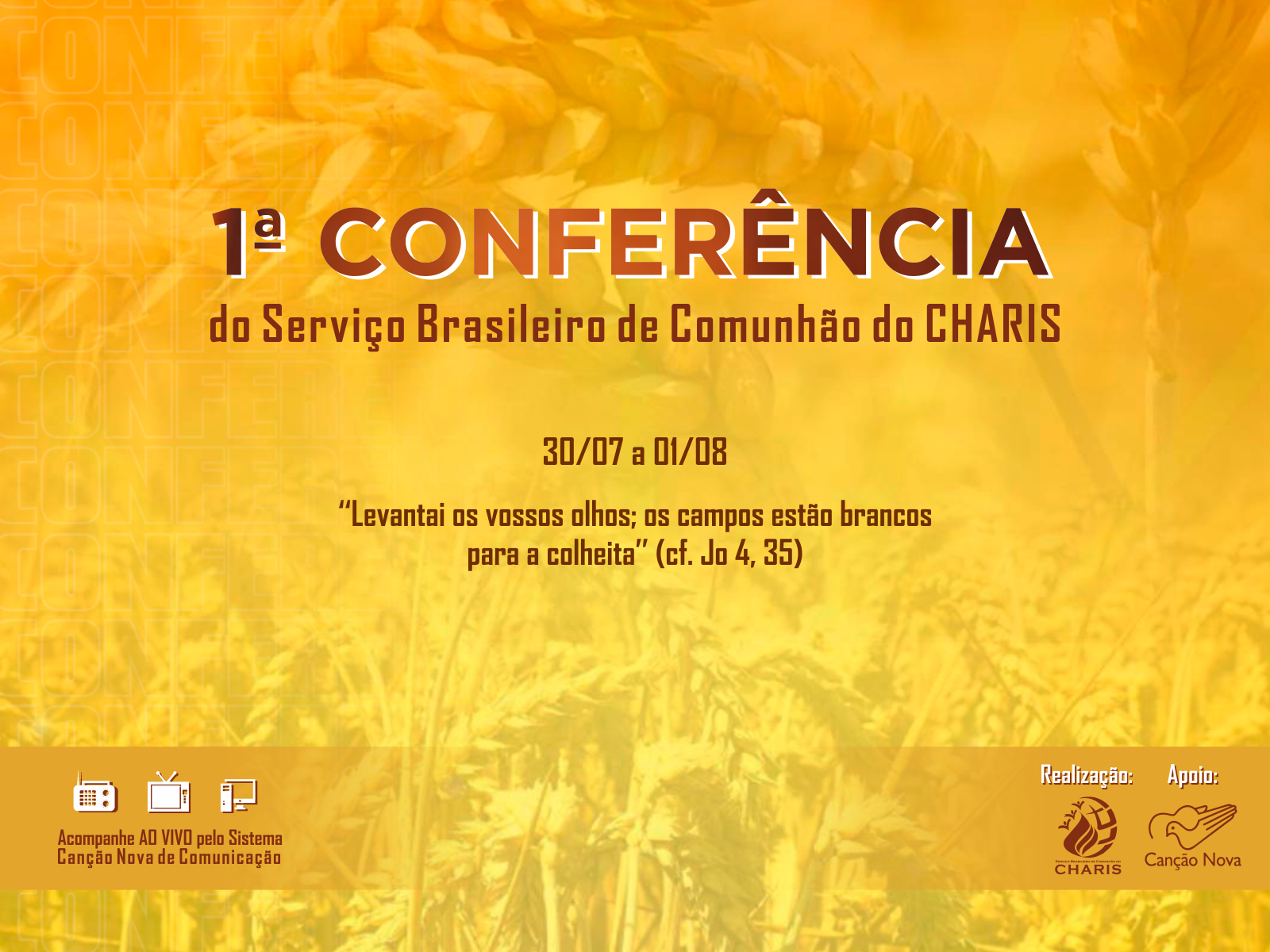primeira conferência nacional do serviço brasileiro de comunhão do CHARIS