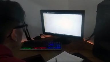 Problemas de conexão afetam aulas virtuais em casa