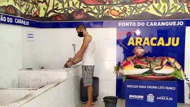 Caranguejo pode ser comprado em novo espaço em Aracaju