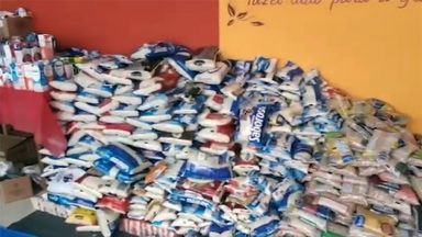 Paróquia no interior de SP arrecada 200 toneladas de alimentos