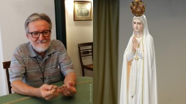 Com gratidão a Fátima, padre Maccalli recorda irmã Glória, ainda presa
