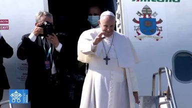 Papa Francisco se despede da Hungria e segue para a Eslováquia