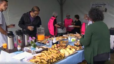 Pontos de Apoio ajudam romeiros em jornada até o Santuário Nacional