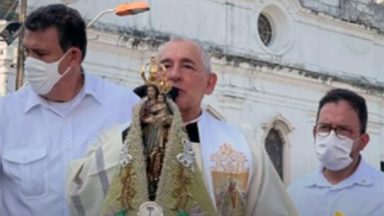 Círio de Nazaré: Dom Alberto celebra missa e leva imagem a fiéis