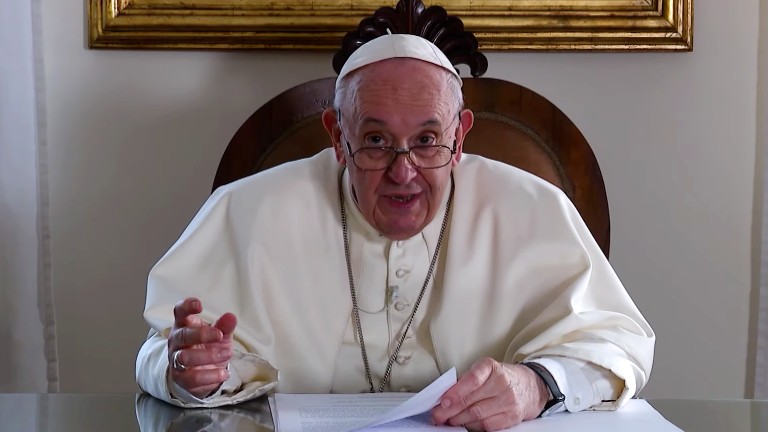 papa francisco mensagem reprodução vatican news Frear a ganância humana que está nos levando ao abismo, pede Papa