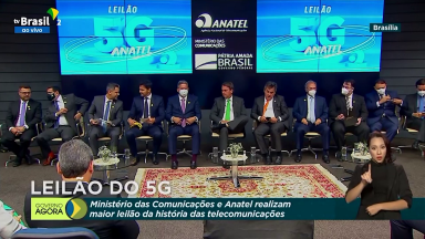 Anatel inicia leilão da tecnologia 5G para internet móvel