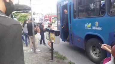 Manhã fica complicada com greve dos motoristas de ônibus em BH