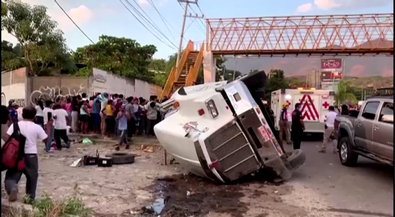 acidente caminhao mexico morte de migrantes reproducao reuters Papa lamenta morte de migrantes em acidente no México