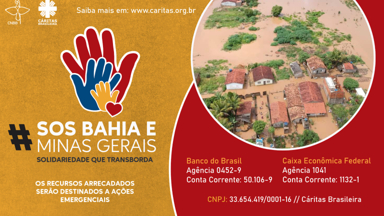 sos bahia minas gerais Caritas CNBB e Cáritas lançam Campanha Emergencial #SOS Bahia e MG