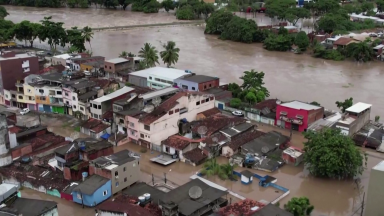 Igreja na Bahia ajuda os desabrigados das chuvas no estado