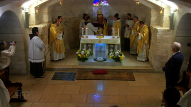 Religiosos e famílias se unem em Nazaré para celebrar a Sagrada Família