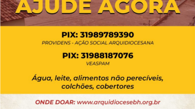 Saiba como enviar ajuda aos desabrigados de Minas Gerais