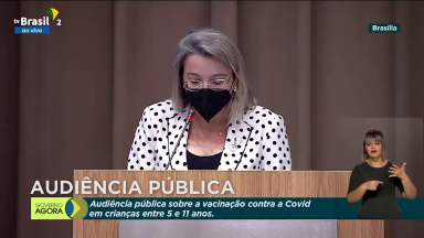 Governo faz audiência pública sobre vacinação de crianças contra Covid