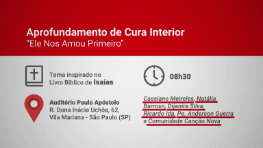 São Paulo recebe evento Aprofundamento de Cura e Libertação