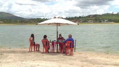 Barragem do Campo do Brito, em Sergipe, atrai turistas