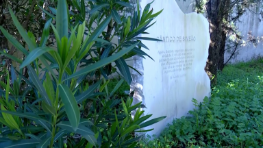 Em Portugal, visitantes entram nas cenas históricas em Jardim Bíblico