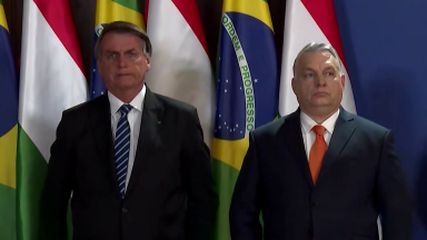 Bolsonaro se encontra com primeiro-ministro da Hungria, Viktor Orbán