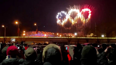 Cerimônia marca a abertura dos Jogos Olímpicos de Inverno