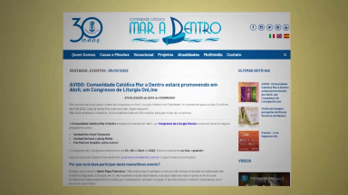 Comunidade Mar a Dentro realiza congresso on-line de liturgia