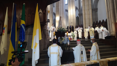 Dom Odilo celebra na Catedral da Sé missa pela paz na Ucrânia