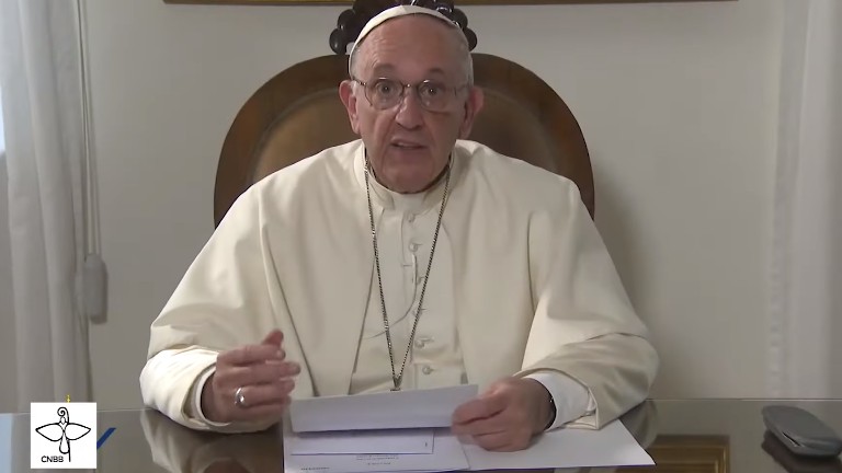 papa mensagem campanha da fraternidade 2022 reproducao youtube vatican news Papa envia mensagem para a Campanha da Fraternidade 2022