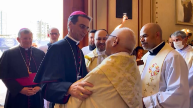 Dom João Francisco Salm  toma posse na diocese de Novo Hamburgo