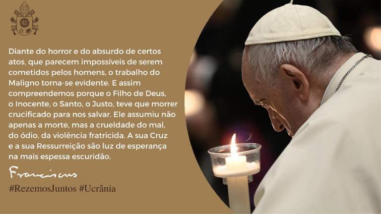 Design sem nome 17 Papa pede orações por todas as vítimas da violência e da guerra
