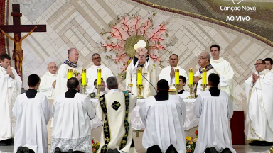 Núncio Apostólico no Brasil preside Missa na Canção Nova
