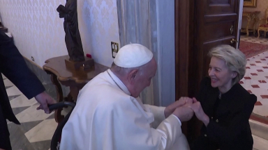 Papa Francisco recebe presidente da Comissão Europeia