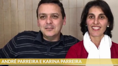 Casal André e Karina vai participar do  Encontro Mundial das Famílias