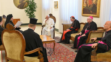 Em tempos de guerra, Papa frisa unidade dos cristãos
