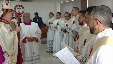 Dom Joaquim Wladimir Dias fala sobre a ordenação de 8 novos padres