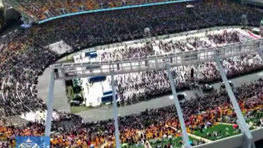 Papa Francisco celebra missa para milhares de pessoas no Canadá