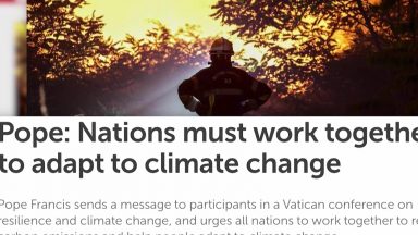 Pontifícia Academia de Ciências discute o efeito das mudanças climáticas
