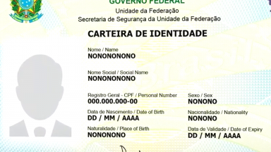 Saiba como será a nova carteira de identidade nacional