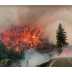 Incêndio florestal na Califórnia