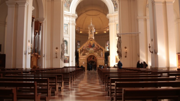 Porciuncula dentro da Basílica de Santa Maria dos Anjos